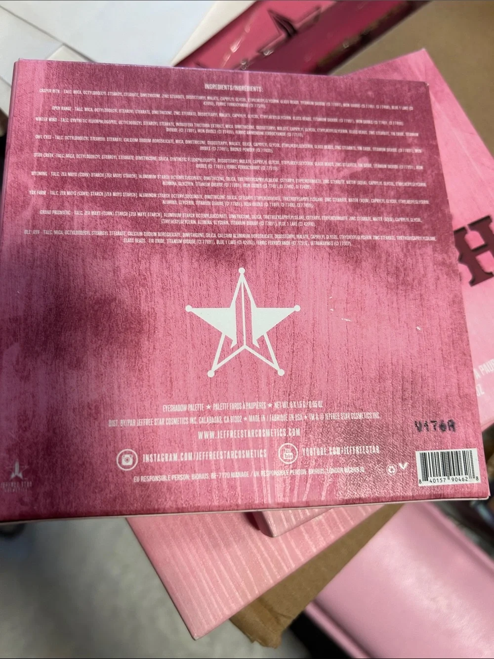 Jeffree Star Star Ranch Eyeshadow Palette - Pink